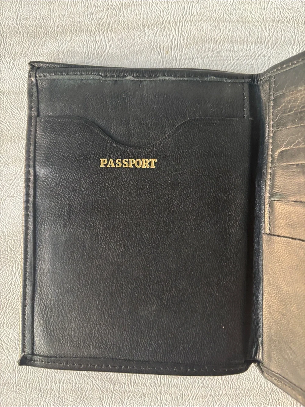 Vintage 1980s Prince Gardner Genuine Lambskin Leather Passport Travel Wallet